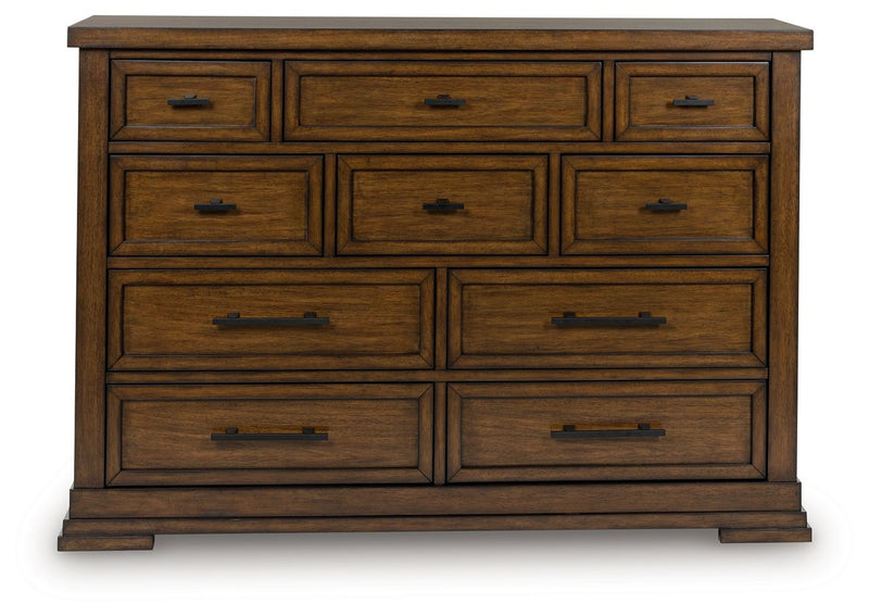 Taffenbrook - Dresser - Medium Brown