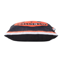 Load image into Gallery viewer, Halloween Pumpkin Pillow - Black / Orange
