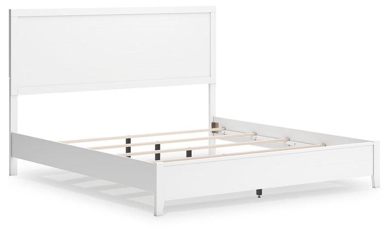 Binterglen - King Panel Bed - White