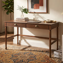 Load image into Gallery viewer, Modern Writing Desk With Drawers For Home Office
