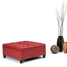 Load image into Gallery viewer, Harrison - Upholstered Coffee Table Storage Ottoman
