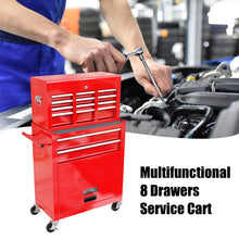 Load image into Gallery viewer, High Capacity Rolling Tool Chest With Wheels And Drawers, Storage Cabinet
