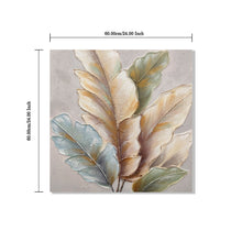 Load image into Gallery viewer, Botanical Leaf Wall Art, Textured Canvas Painting With Accents, Framed Decor For Living Room (Set of 2) - Green Leaf
