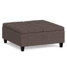 Load image into Gallery viewer, Harrison - Upholstered Coffee Table Storage Ottoman
