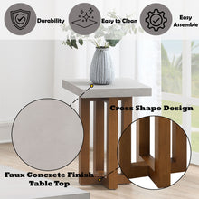 Load image into Gallery viewer, Keven - Faux Concrete Top Table
