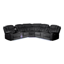 Load image into Gallery viewer, Challenger - Recliner Sectional Sofa, Built In USB, C Ports &amp; Bluetooth
