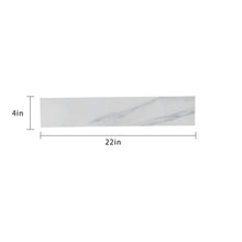 Load image into Gallery viewer, Sintered Stone Bathroom Vanity Top With 4" Backsplash And 22" Sidesplash - Carrara White

