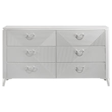 Load image into Gallery viewer, Buckley - 6 Drawer Dresser - Gloss White
