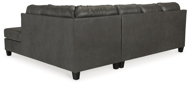 Valderno - 2-Piece Sectional With Raf Corner Chaise - Fog
