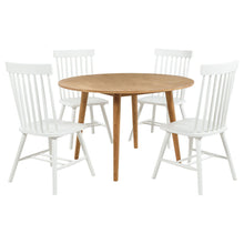 Load image into Gallery viewer, Finley - 5 Piece Dining Set With Round Table And Spindle Back Chairs
