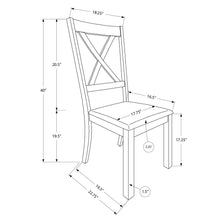 Load image into Gallery viewer, Dining Chair Side, Upholstered For Dining Room, Transitional (Set of 2)
