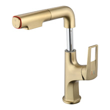 Load image into Gallery viewer, Pull Down Vessel Faucet With Lift Spout &amp; Dual Spray Modes
