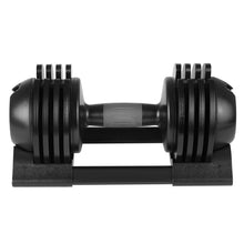 Load image into Gallery viewer, 22Lbs Adjustable Dumbbell Steel And Plastic - Black
