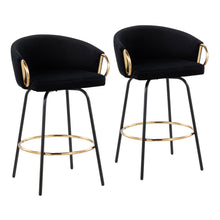 Load image into Gallery viewer, Claire - Contemporary / Glam Counter Stool (Set of 2)
