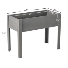 Load image into Gallery viewer, Raised Garden Bed With Legs, Elevated Planter Box For Outdoor Plants
