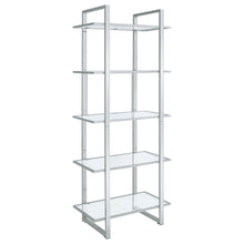 Load image into Gallery viewer, Colfax - 5 Shelf Bookshelf - Clear
