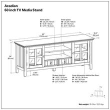 Load image into Gallery viewer, Acadian - TV Media Stand
