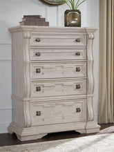 Load image into Gallery viewer, Bruchandi - Five Drawer Chest - Antique White
