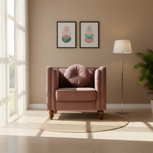Load image into Gallery viewer, Chesterfield Accent Tufted Square Arm Side Chair
