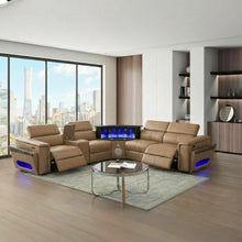 Load image into Gallery viewer, Nova - Sectional With Bluetooth Speaker, LED And Lifting Wine Cabinet
