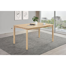 Load image into Gallery viewer, Svenstra - Rectangular Dining Table Set With Armless Side Chairs, Wood, Natural Walnut, 59 X 35.5 X 30 Inches

