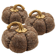 Load image into Gallery viewer, Pumpkin Ornament Decor For Holiday Harvest Festival Fall Festival &amp; Thanksgiving (Set of 3)
