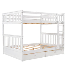 Load image into Gallery viewer, Bunk Bed With Ladders And 2 Storage Drawers
