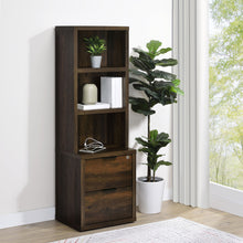 Load image into Gallery viewer, Geary - 3 Shelf Bookcase With USB Charging And Lockable Top Drawer
