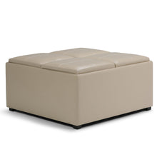 Load image into Gallery viewer, Avalon - Square Coffee Table, Storage Ottoman
