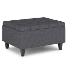 Load image into Gallery viewer, Harrison - Upholstered Coffee Table Storage Ottoman
