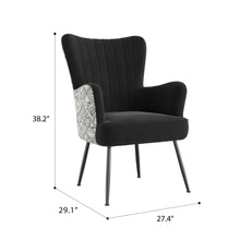 Load image into Gallery viewer, Accent Chair With Unique Print Fabric
