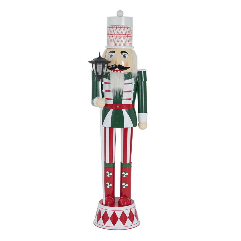 Classic Nutcracker Holiday Decor, Durable Construction - Green / Red / White