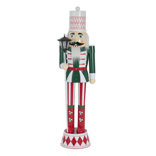 Load image into Gallery viewer, Classic Nutcracker Holiday Decor, Durable Construction - Green / Red / White
