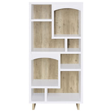 Load image into Gallery viewer, Geilys - 8 Shelf Bookcase With Arch Details - White
