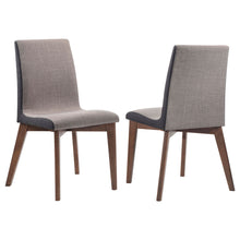Load image into Gallery viewer, Upholstered Side Chairs (Set of 2) - Gray
