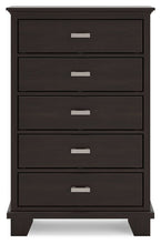 Load image into Gallery viewer, Covetown - Five Drawer Chest - Dark Brown
