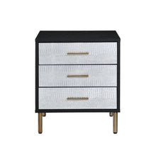 Load image into Gallery viewer, Myles - Nightstand - Black / Gold / Silver
