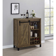 Load image into Gallery viewer, Arcata - Sliding Door Bar Cabinet - Oak
