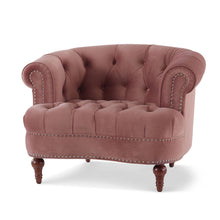 Load image into Gallery viewer, La Rosa - Victorian Tufted Upholstered Accent Chair
