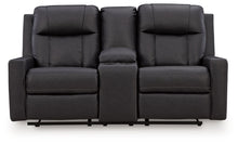 Load image into Gallery viewer, Mackmenville - Double Reclining Loveseat With Console
