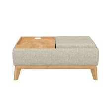 Load image into Gallery viewer, Reversible Tray Ottoman
