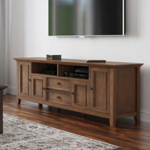 Load image into Gallery viewer, Amherst - Wide TV Media Stand - Rustic Natural Aged Brown
