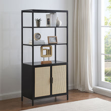 Load image into Gallery viewer, Kenneth - 3 Shelf Radio Weave Accent Cabinet
