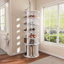 Load image into Gallery viewer, Spinning Shoe Rack, Free Standing 360° Revolving Shoe Organizer

