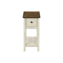 Load image into Gallery viewer, Accent End Table, 2 Tier, Narrow, Lamp, Storage Drawer, Charming Design
