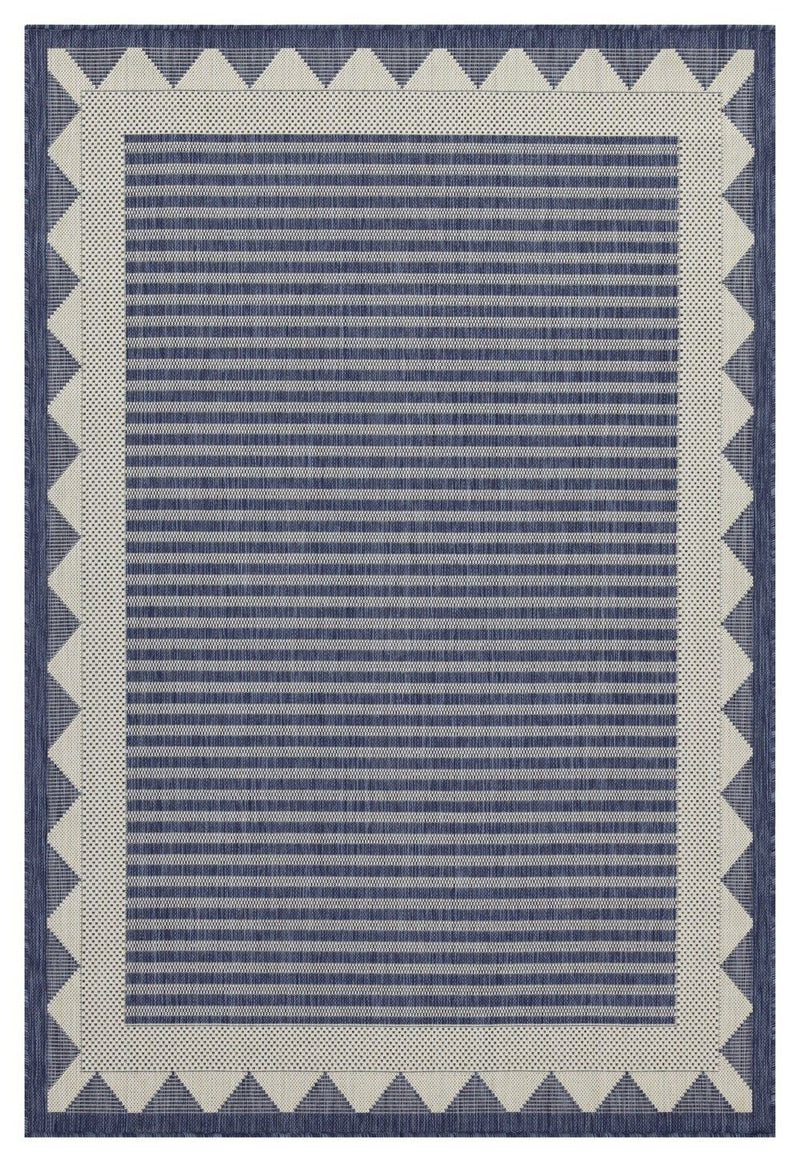 Sunshine - 5'3" X 7'3" Indoor, Outdoor Area Rug - Blue