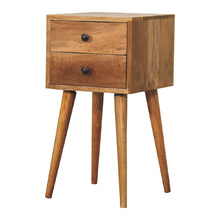 Load image into Gallery viewer, Mini 2 Drawer Nightstand

