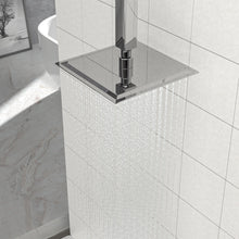 Load image into Gallery viewer, 8" Square Rain Shower Head, Ceiling / Wall Mount Stainless Steel Bath Fixture
