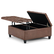 Load image into Gallery viewer, Harrison - Upholstered Coffee Table Storage Ottoman
