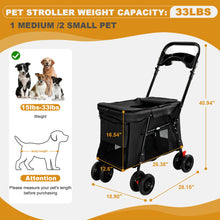 Load image into Gallery viewer, Pet Stroller For Small / Medium Pets
